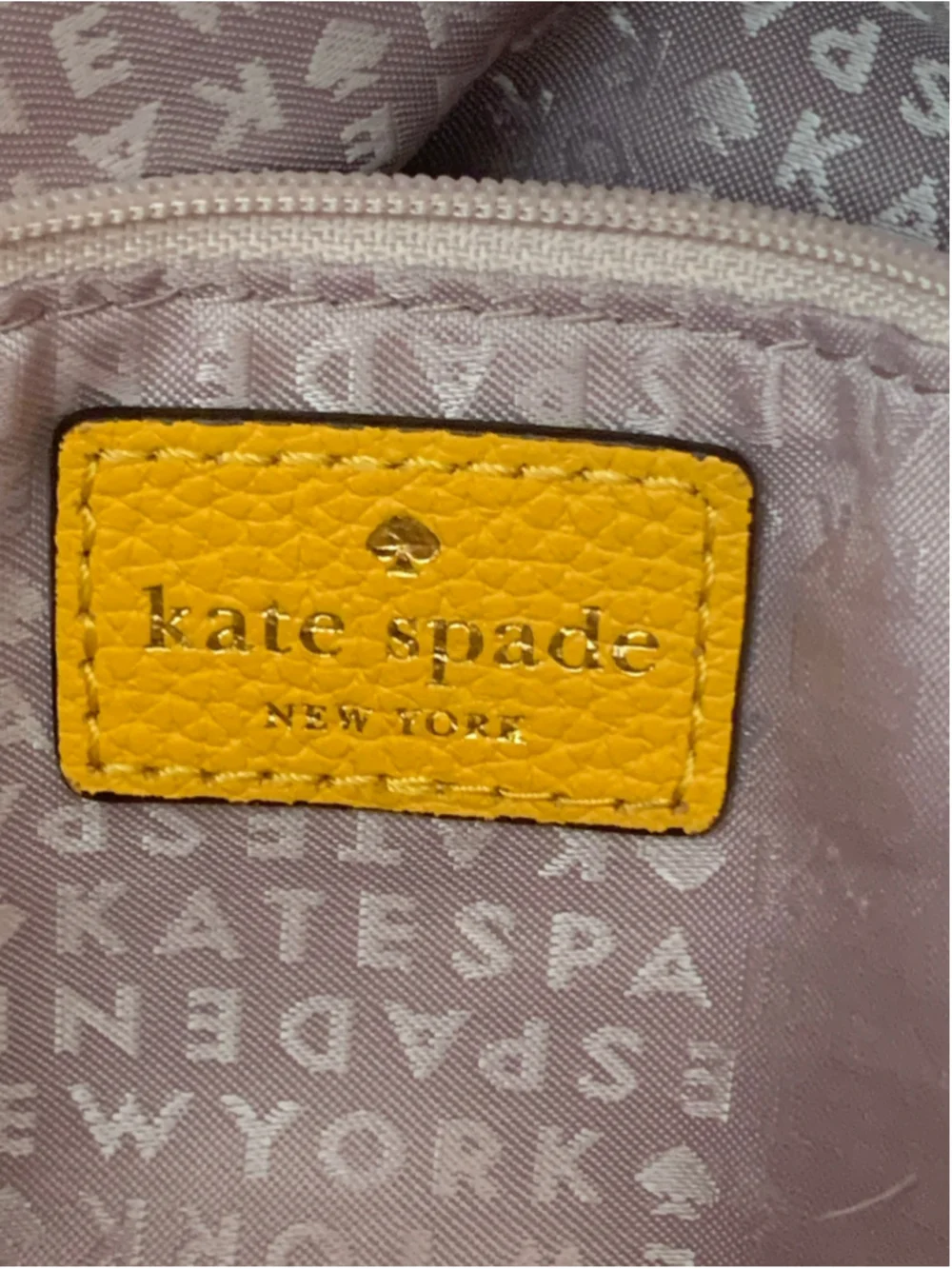 Kate Spade Margaux Saffron Yellow Satchel – Pebbled Leather Crossbody Tote